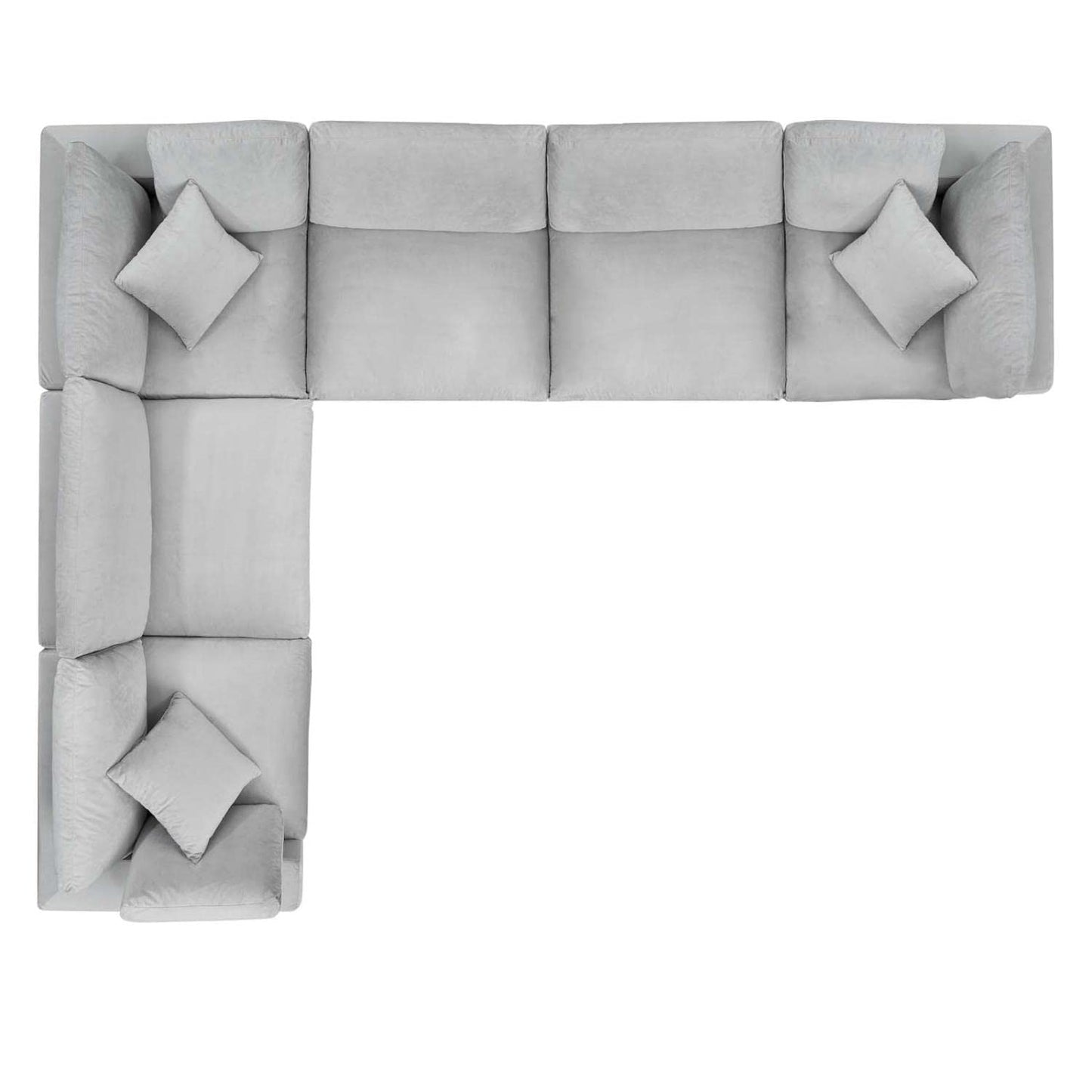 kitchen and dining room sets | CasaFoyer Commix Luxurious Sectional Sofa | Stain-Resistant Velvet | Solid Wood Construction | Foam & Duck Down Cushions | Overstuffed Feather Pillows | 6-Piece Set | casafoyer.myshopify.com