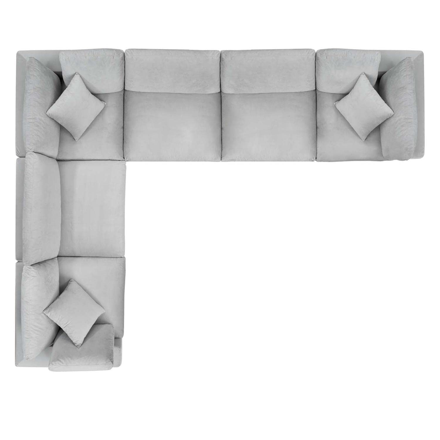 kitchen and dining room sets | CasaFoyer Commix Luxurious Sectional Sofa | Stain-Resistant Velvet | Solid Wood Construction | Foam & Duck Down Cushions | Overstuffed Feather Pillows | 6-Piece Set | casafoyer.myshopify.com