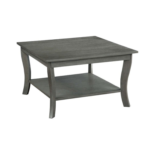 TABLE | Ergode American Heritage Square Coffee Table | Elegant & Durable | Transitional Furniture for Home Decor | Spacious Surface & Convenient Shelf | Part of Heritage Collection | casafoyer.myshopify.com