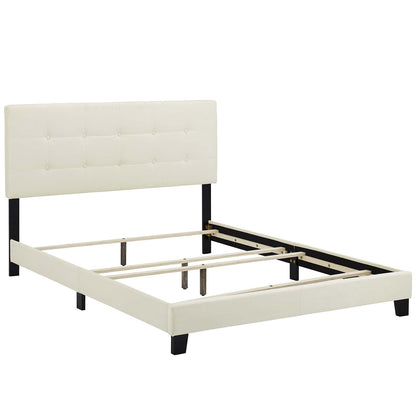 bed frames | CasaFoyer Amira Performance Velvet Full Platform Bed | Cozy & Stylish | Stain-Resistant Upholstery | Button-Tufted Headboard | Wood Frame | Accommodates Various Mattresses | Elegant Addition to Bedroom Decor | Box Spring Required | 800 lbs Weight Capacity | casafoyer.myshopify.com
