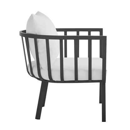 patio bistro sets | CasaFoyer Riverside Outdoor Patio Aluminum Armchair Set of 2 | Coastal Style | UV-Resistant Cushions | Powder-Coated Frame | 300 lb Weight Capacity | casafoyer.myshopify.com
