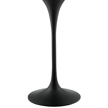 TABLE | Lippa 28 Bar Table | Timeless Modern Design | White Top | Metal Base | Scratch & Chip Resistant Finish | casafoyer.myshopify.com