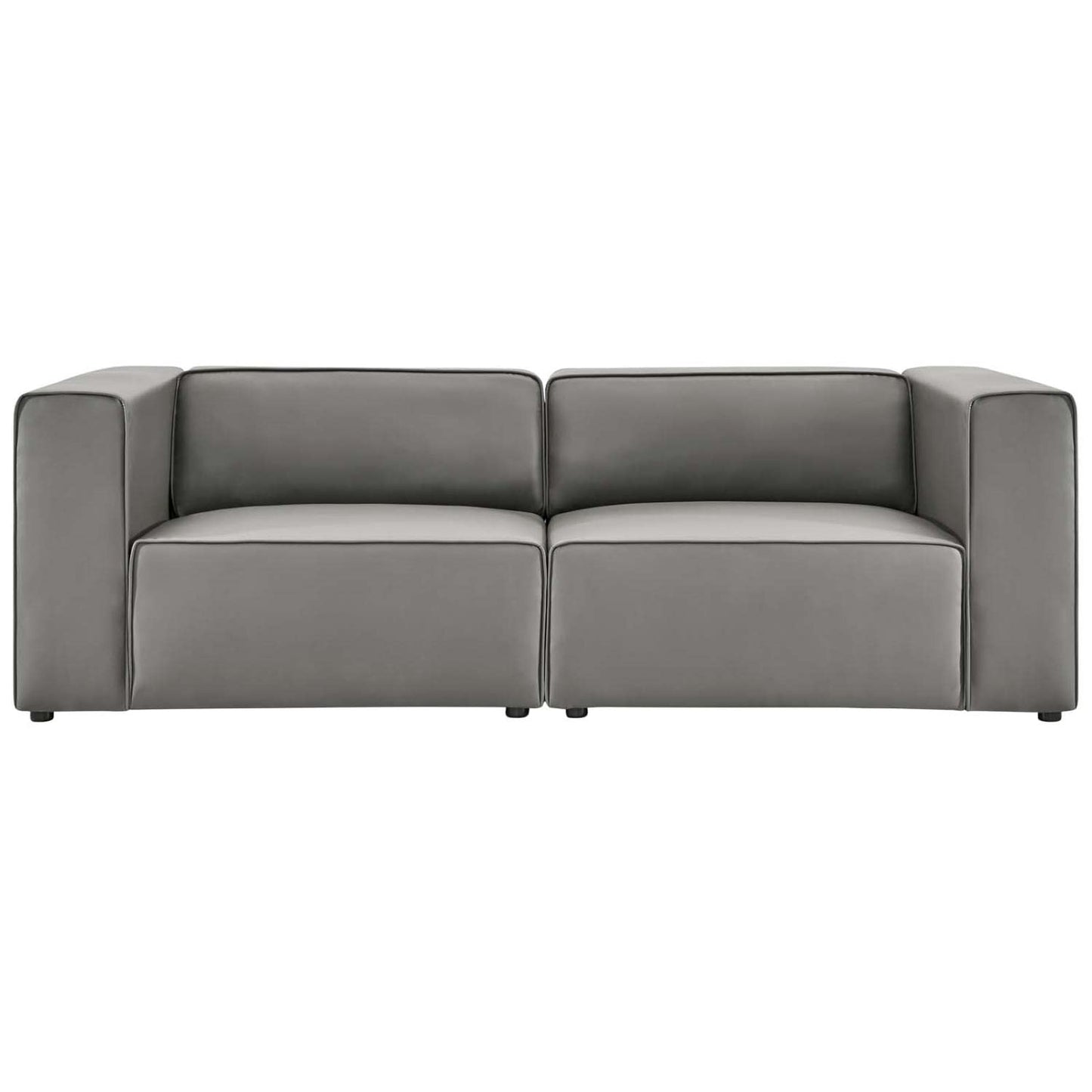 kitchen and dining room sets | CasaFoyer Mingle Vegan Leather 2-Piece Sectional Sofa | Ultimate Comfort | Spacious Design | Vegan Leather Upholstery | Elegant Piping | Sturdy Legs | casafoyer.myshopify.com