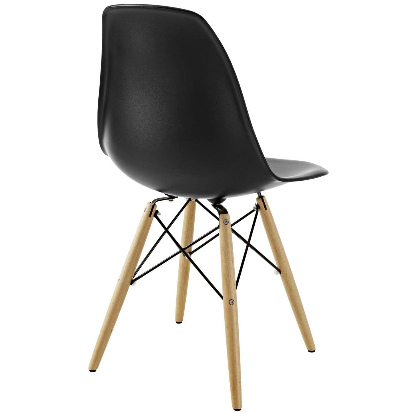 home office desk chairs | CasaFoyer Wood Pyramid Side Chairs Set of 2 | Molded Plastic | Flex Comfort | Various Base Options | Versatile Indoor/Outdoor Seating | Enhance Living/Dining Room Aesthetic | casafoyer.myshopify.com