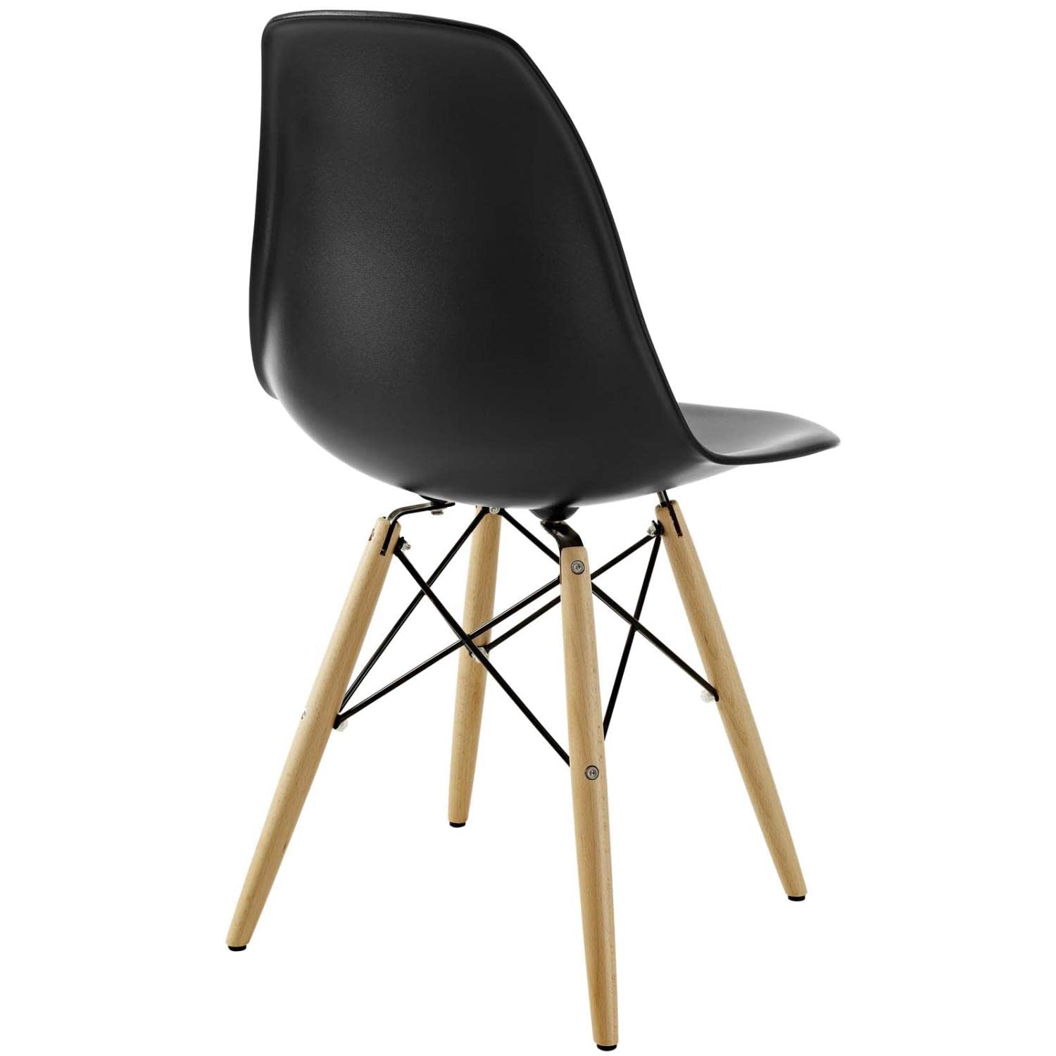 home office desk chairs | CasaFoyer Wood Pyramid Side Chairs Set of 2 | Molded Plastic | Flex Comfort | Various Base Options | Versatile Indoor/Outdoor Seating | Enhance Living/Dining Room Aesthetic | casafoyer.myshopify.com