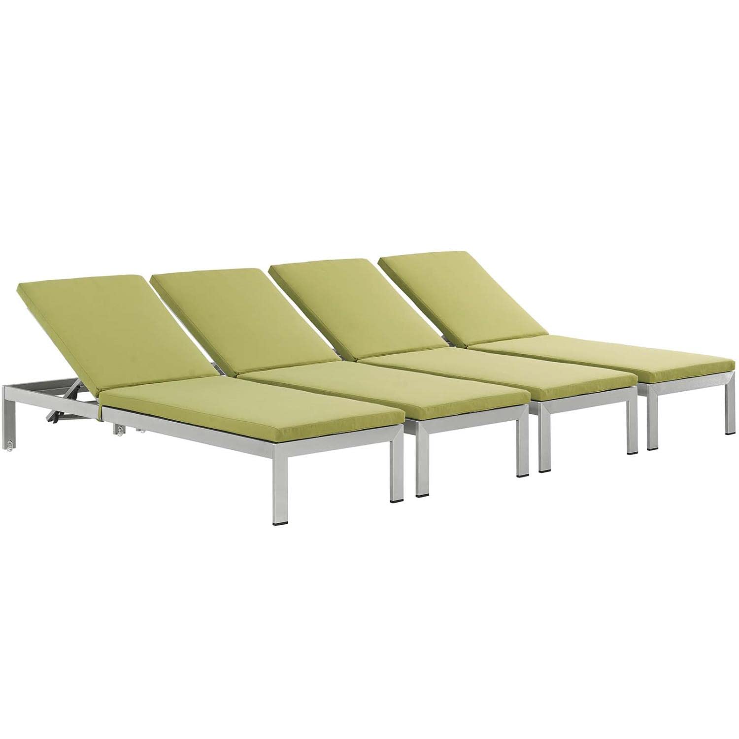 home office desk chairs | CasaFoyer Shore Outdoor Patio Chaise Lounge Chair Set | Sleek & Modern Design | Durable Aluminum Frame | Easy Assembly | Effortless Mobility | Non-Marking Foot Caps | Set of 4 | casafoyer.myshopify.com