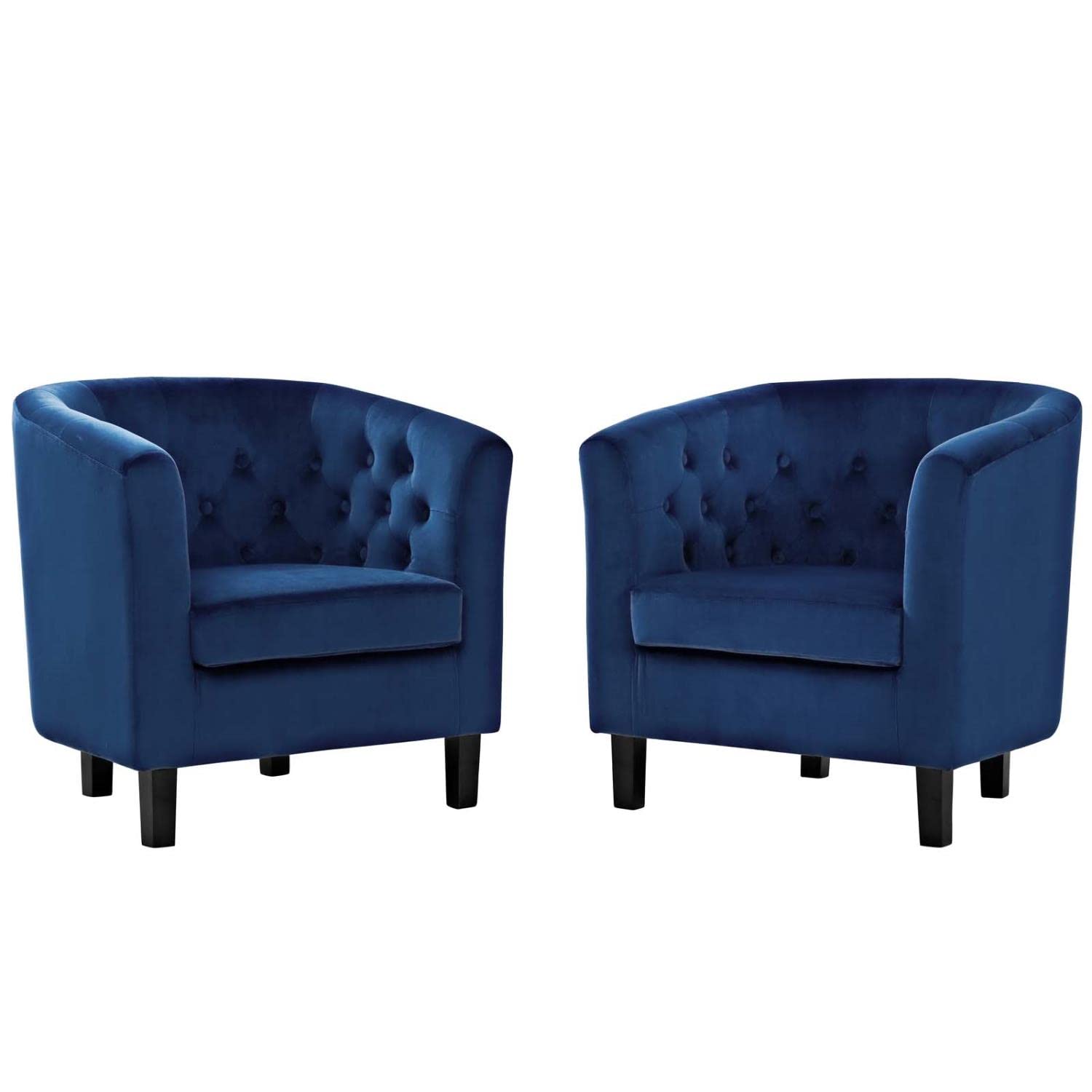 home office desk chairs | CasaFoyer Prospect Button Tufted Performance Velvet Upholstered Sofa Furniture Set | Luxury & Elegance | Classic Charm & Modern Twist | Plush Foam Padding | Stain-Resistant Velvet Upholstery | Durable Wood Construction | Includes 2 Armchairs | casafoyer.myshopify.com