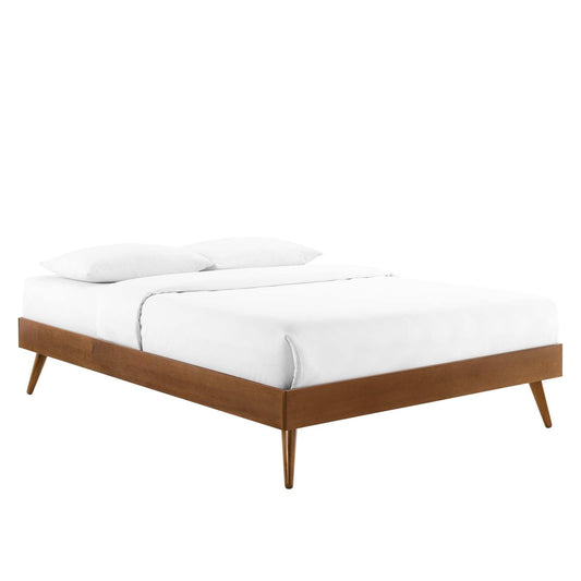 Bed | CasaFoyer Margo Full Platform Bed Frame | Modern Mid-Century Design | Wood Construction | No Box Spring Needed | Interchangeable Headboards | Easy Assembly | casafoyer.myshopify.com