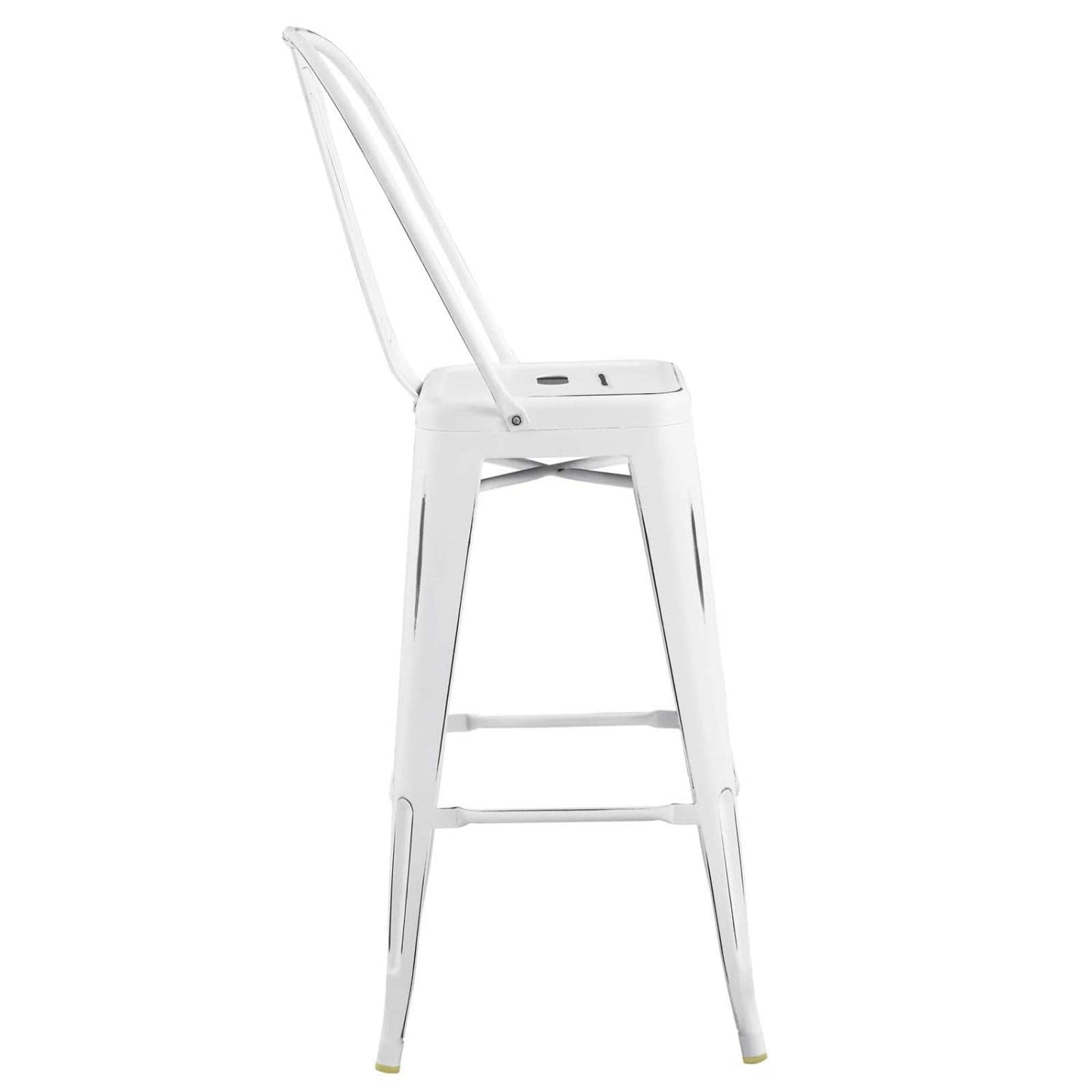 home office desk chairs | CasaFoyer Promenade Bar Stool | Vintage Powder Coated Steel | Classic Bistro Charm | Versatile & Stylish | Perfect for Breakfast Nook or Bar Area | casafoyer.myshopify.com