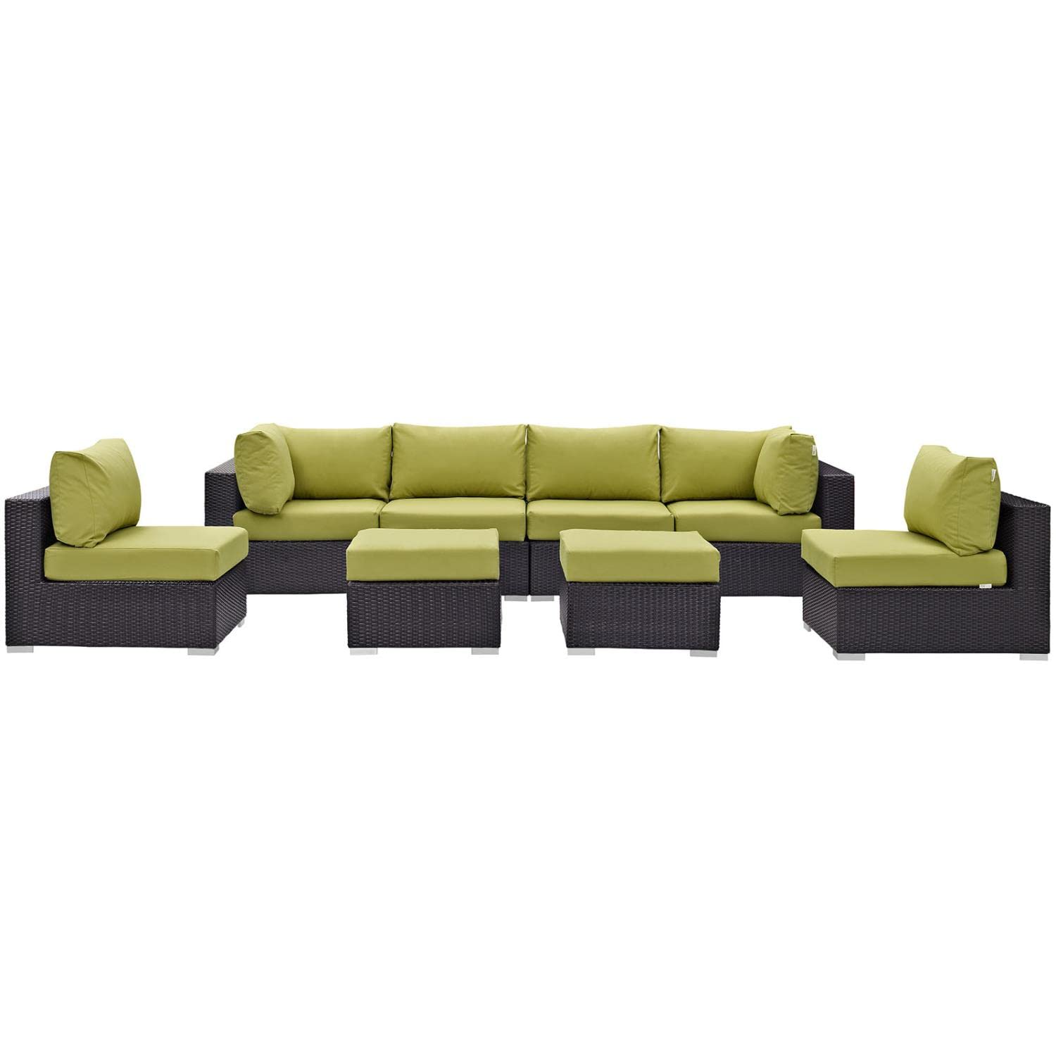 kitchen and dining room sets | CasaFoyer Convene Outdoor Sectional Set | Durable Rattan Weave | Weather-Resistant Cushions | Versatile Design | Ideal for Patio, Backyard, Poolside | casafoyer.myshopify.com
