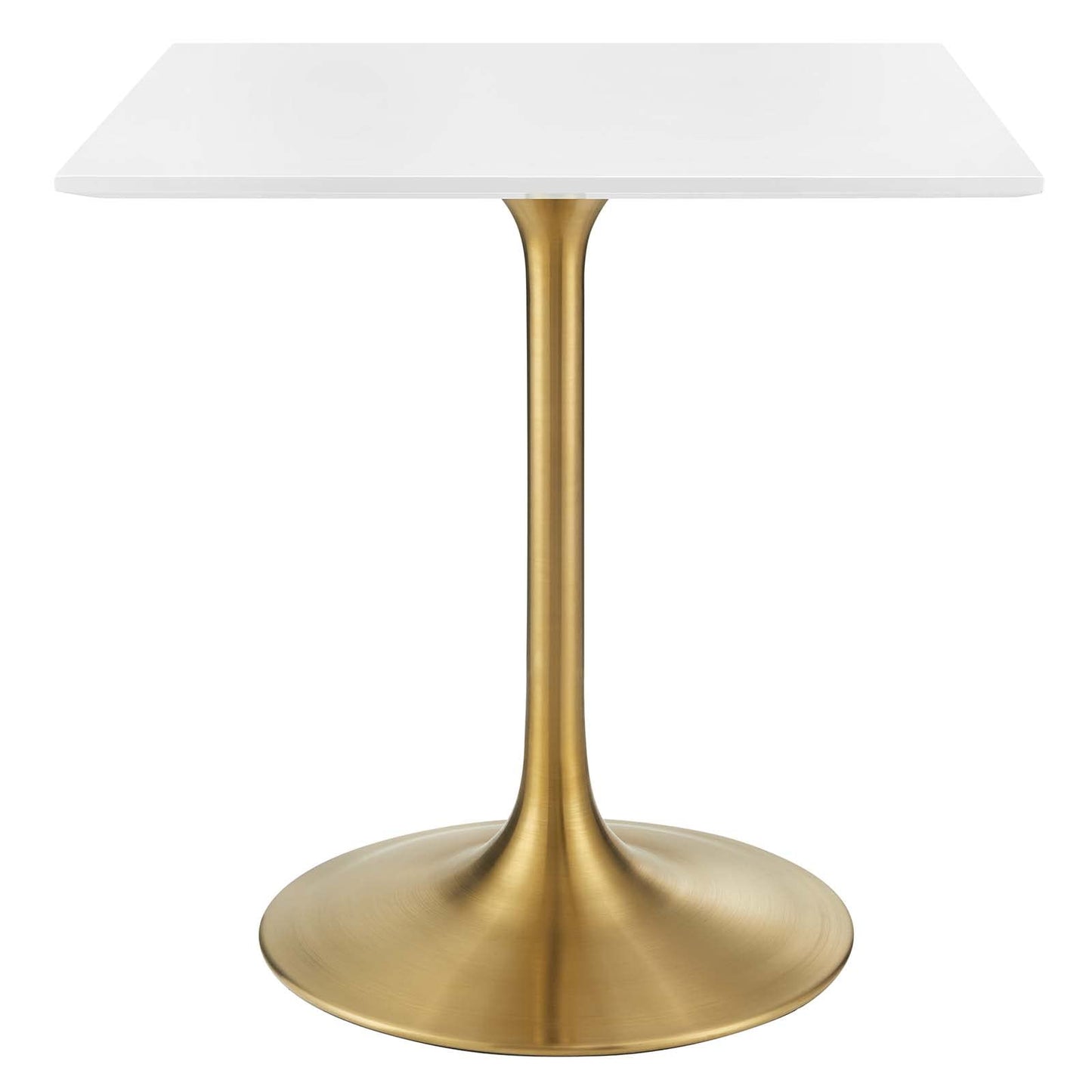 patio dining tables | CasaFoyer Lippa 28 Square Dining Table | Timeless Modern Design | White Top | Metal Base | Chip-Resistant Finish | casafoyer.myshopify.com