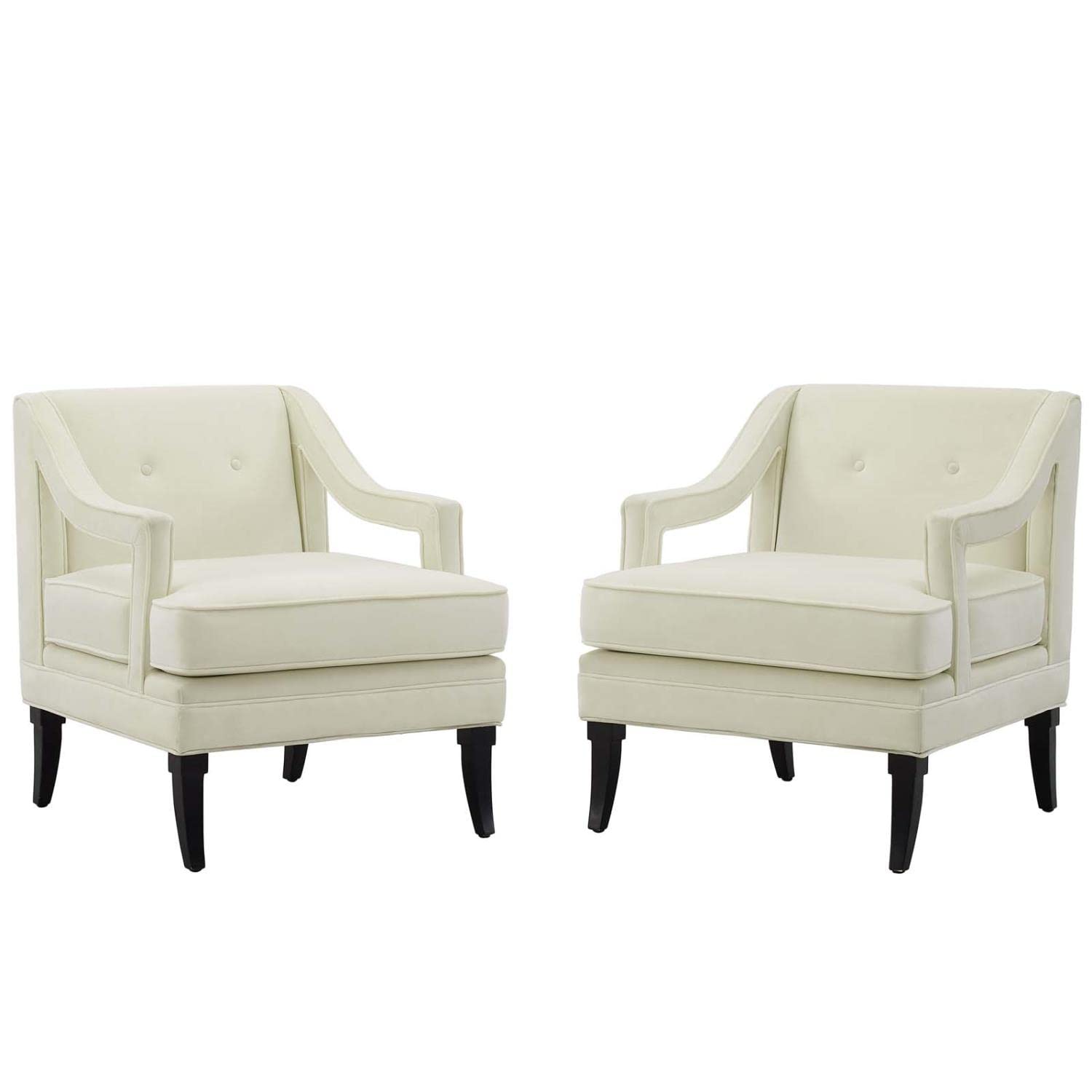 kitchen and dining room sets | CasaFoyer Concur Performance Velvet Armchair Set of 2 | Sleek Design | Stain-Resistant | Plush Cushion | Machine Washable Cover | Birch Wood Legs | casafoyer.myshopify.com