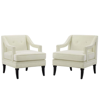 kitchen and dining room sets | CasaFoyer Concur Performance Velvet Armchair Set of 2 | Sleek Design | Stain-Resistant | Plush Cushion | Machine Washable Cover | Birch Wood Legs | casafoyer.myshopify.com