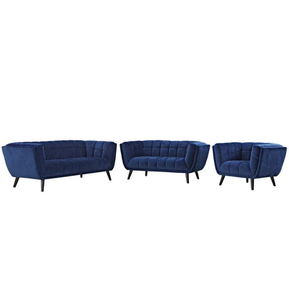 kitchen and dining room sets | CasaFoyer Bestow Performance Velvet Living Room Set | Wide Profile | Stain-Resistant | Button Tufted | Black Legs | Mid-Century, Modern Farmhouse, Contemporary Decor | casafoyer.myshopify.com