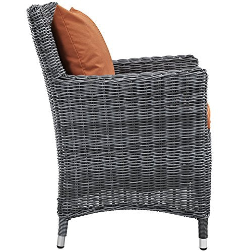 kitchen and dining room sets | CasaFoyer Summon Outdoor Patio Dining Table Set | 11-Piece Ultimate Outdoor Dining Set | Sunbrella Cushions | Two-Tone Rattan Weave | Powder-Coated Aluminum Frame | Modern Design | casafoyer.myshopify.com