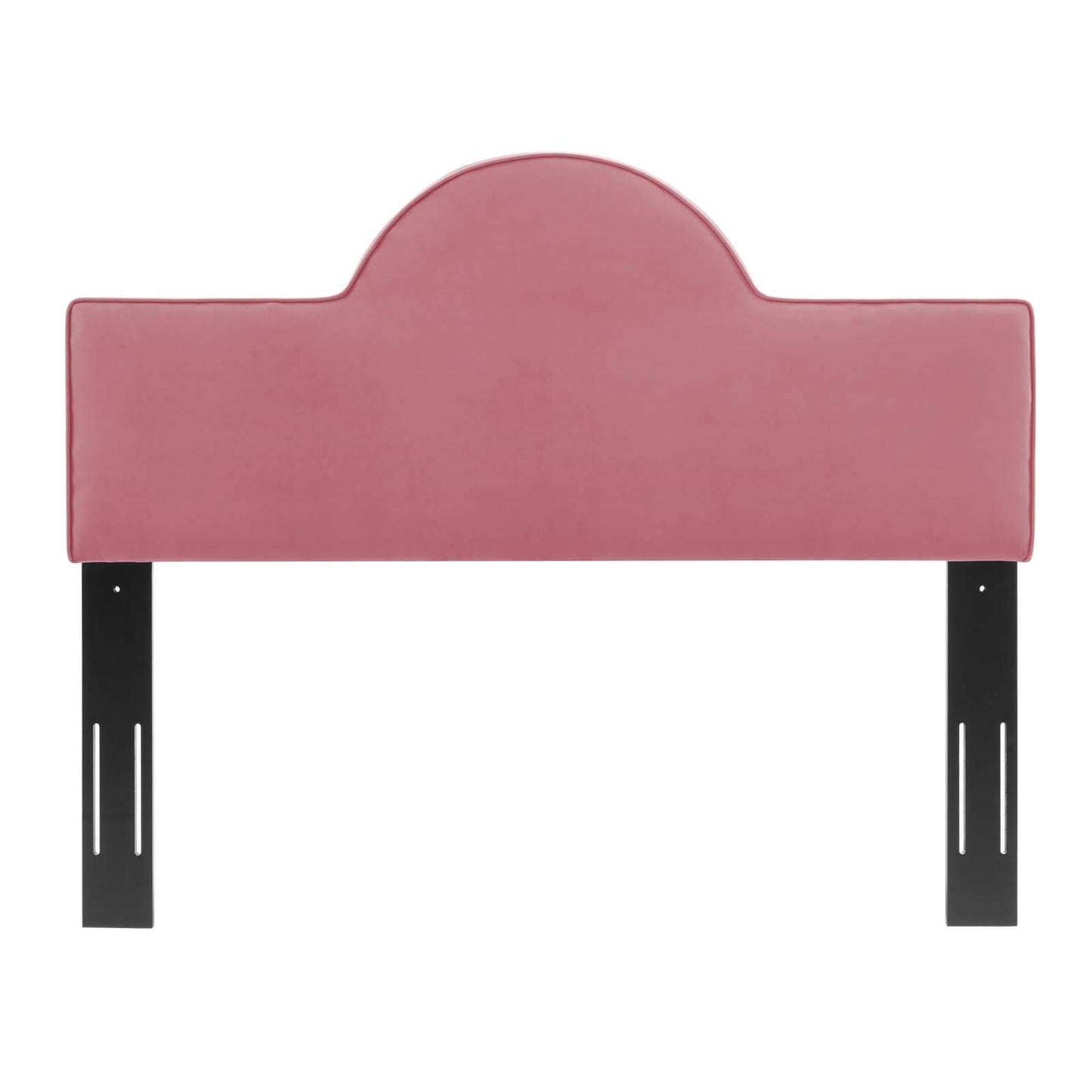 headboards | CasaFoyer Dawn Performance Velvet Full/Queen Headboard | Elegant Sunrise Design | Plush Foam Padding | Adjustable Height | Dusty Rose | casafoyer.myshopify.com