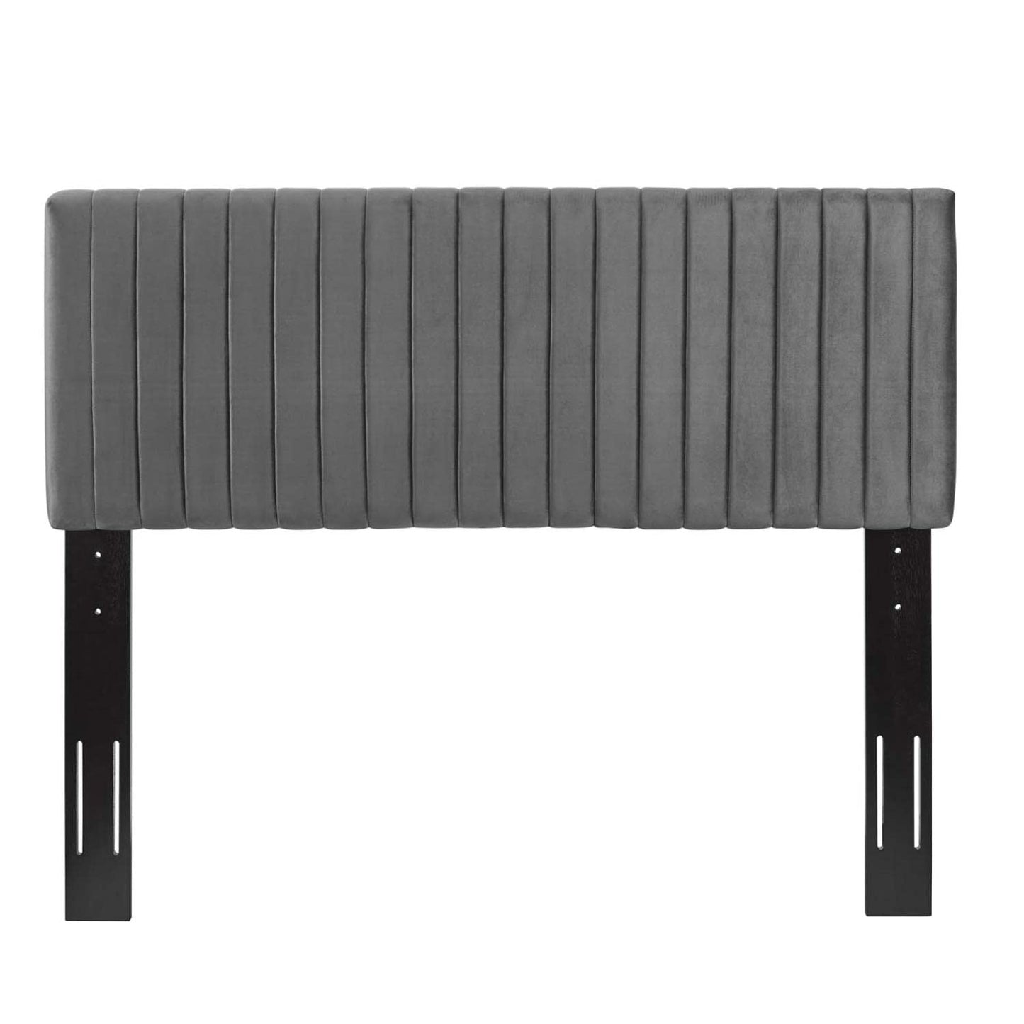 Bed | CasaFoyer Keira Full/Queen Headboard | Luxurious Velvet | Channel Tufting | Stain-Resistant | Solid Wood Frame | Upgrade Your Bedroom with Elegance | casafoyer.myshopify.com