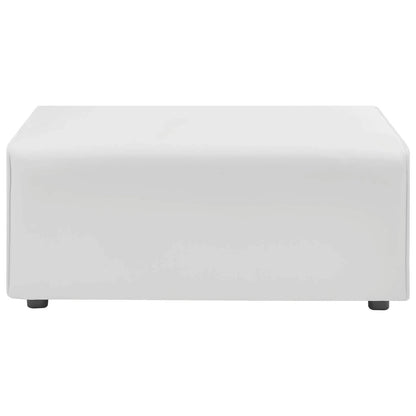 ottomans | CasaFoyer Mingle Vegan Leather Ottoman | Comfort & Style | Spacious & Visually Appealing | Dense Foam Padding | Adjustable & Versatile | Luxurious Vegan Leather Upholstery | Sturdy Legs | Modular Sectional Collection | casafoyer.myshopify.com