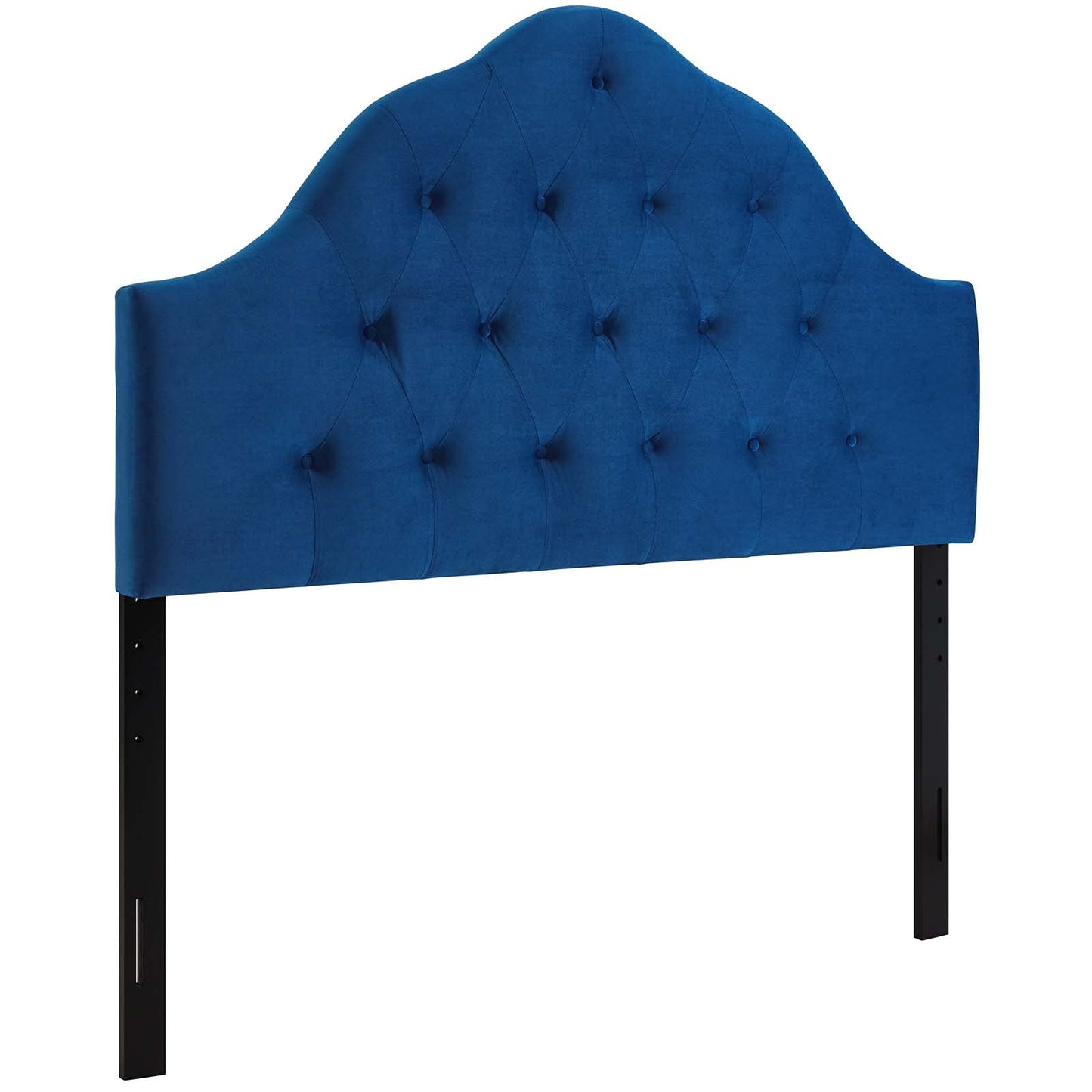 headboards | CasaFoyer Sovereign Performance Velvet Queen Headboard | Luxurious & Glamorous | Adjustable Height | Plush Vintage Velvet | Stain-Resistant | Diamond Tufted | Navy | casafoyer.myshopify.com
