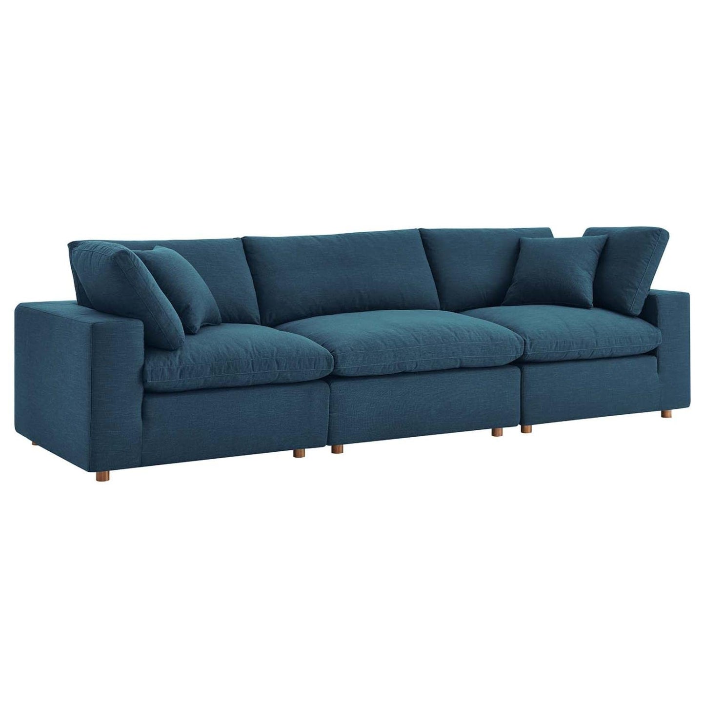 sofas | CasaFoyer Commix Plush Comfort Sectional Sofa Set | Elegant Design | Polyester & Linen Upholstery | Solid Wood Construction | Cotton & Down Filled Cushions | casafoyer.myshopify.com
