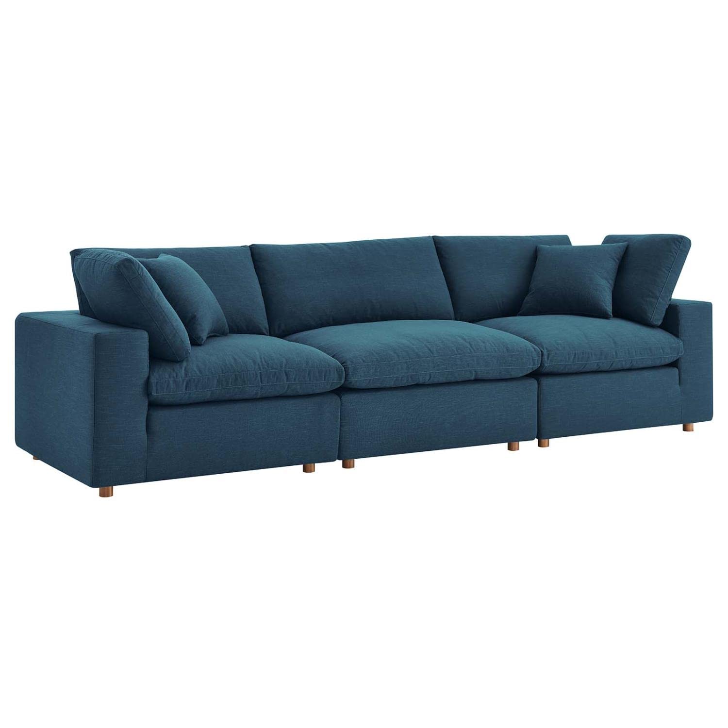 sofas | CasaFoyer Commix Plush Comfort Sectional Sofa Set | Elegant Design | Polyester & Linen Upholstery | Solid Wood Construction | Cotton & Down Filled Cushions | casafoyer.myshopify.com