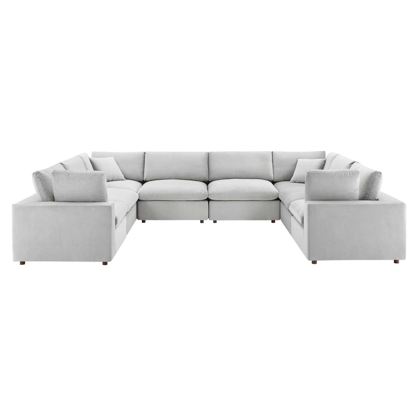 kitchen and dining room sets | CasaFoyer Commix Luxurious Sectional Sofa | Plush Comfort | Stain-Resistant Velvet | Solid Wood Construction | Duck Down Cushions | 8-Piece Set | casafoyer.myshopify.com