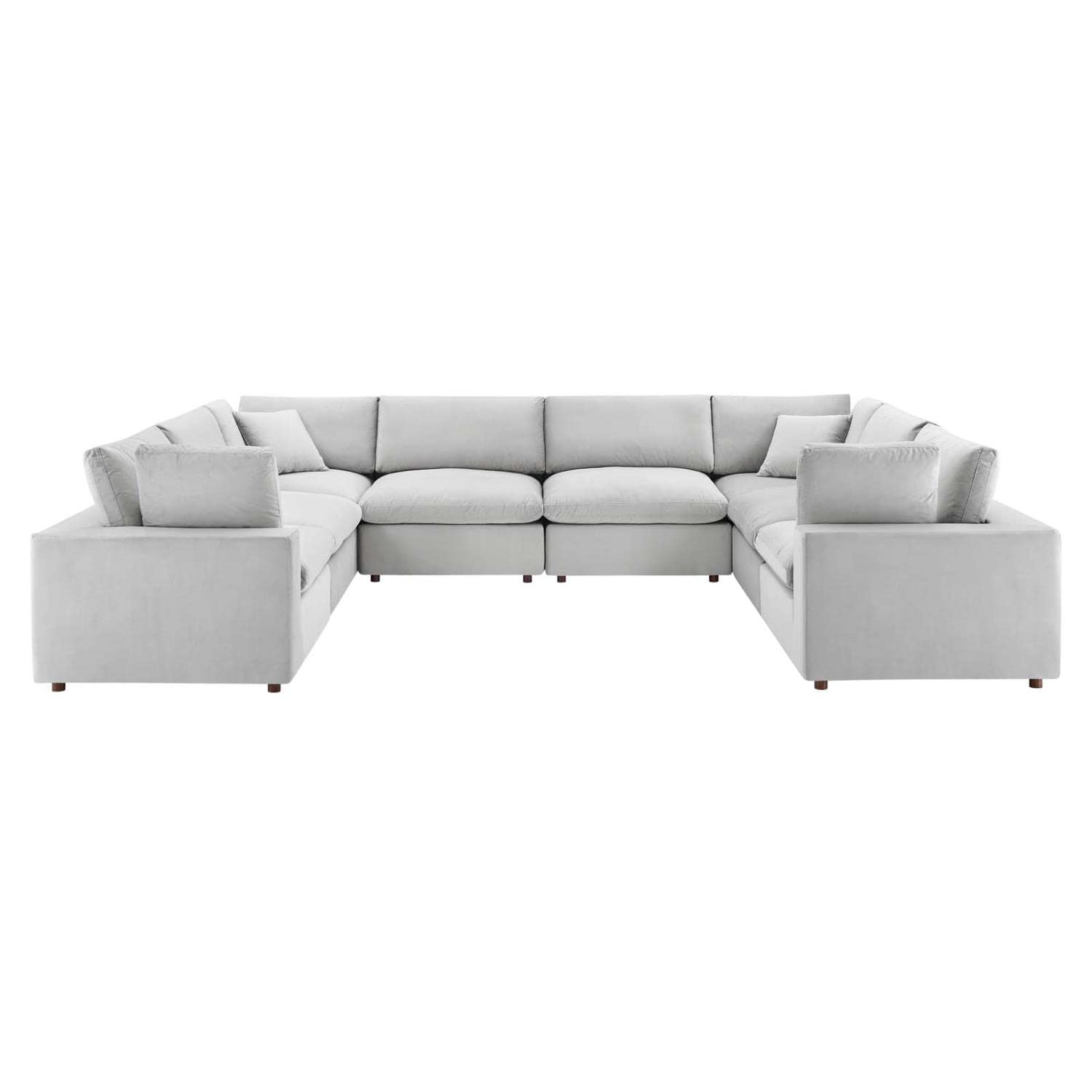 kitchen and dining room sets | CasaFoyer Commix Luxurious Sectional Sofa | Plush Comfort | Stain-Resistant Velvet | Solid Wood Construction | Duck Down Cushions | 8-Piece Set | casafoyer.myshopify.com