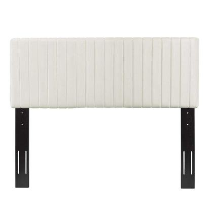 Bed | CasaFoyer Opulent Keira King/California King Headboard | Channel Tufted Design | Velvet Texture | Sturdy Construction | Performance Velvet Fabric | Dense Foam Padding | casafoyer.myshopify.com