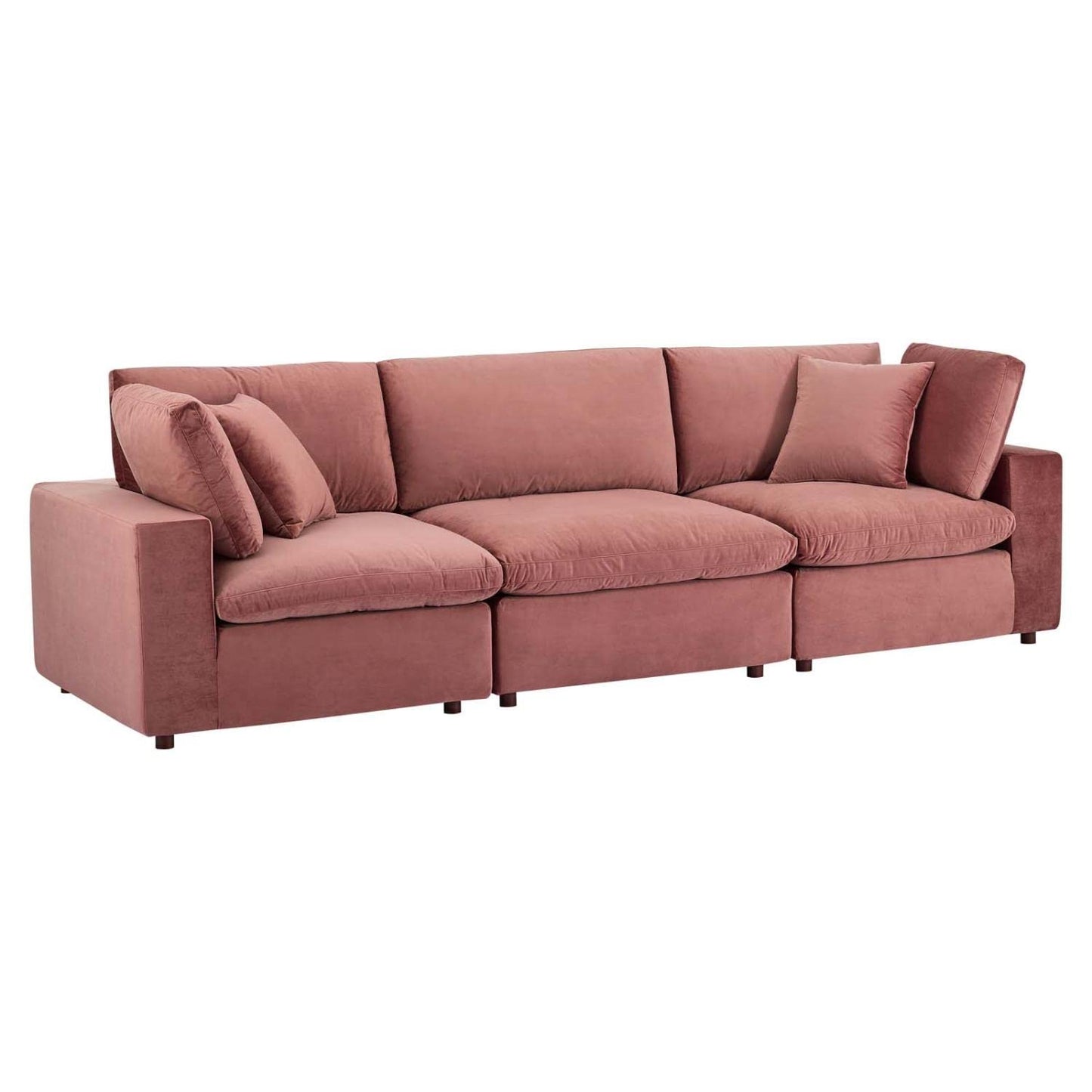 sofas | CasaFoyer Commix Ultimate Relaxation Sofa Set | Plush Comfort | Stain-Resistant Velvet | Solid Wood Construction | Duck Down Cushions | Includes Armless & Corner Chairs | casafoyer.myshopify.com
