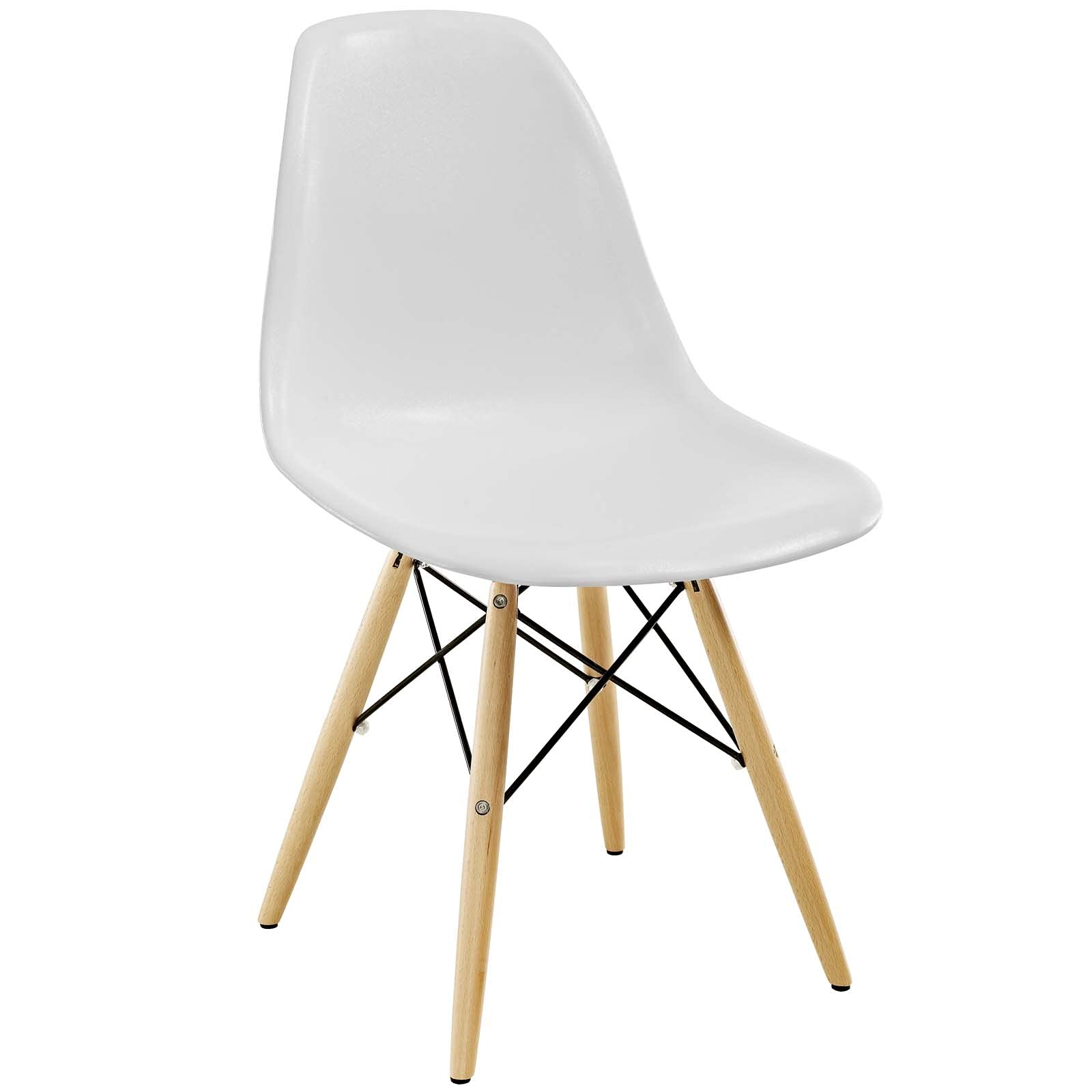 home office desk chairs | CasaFoyer Wood Pyramid Side Chair | Flexible Molded Plastic Chairs Set | Various Base Options | Indoor & Outdoor Use | Enhance Home Decor | casafoyer.myshopify.com