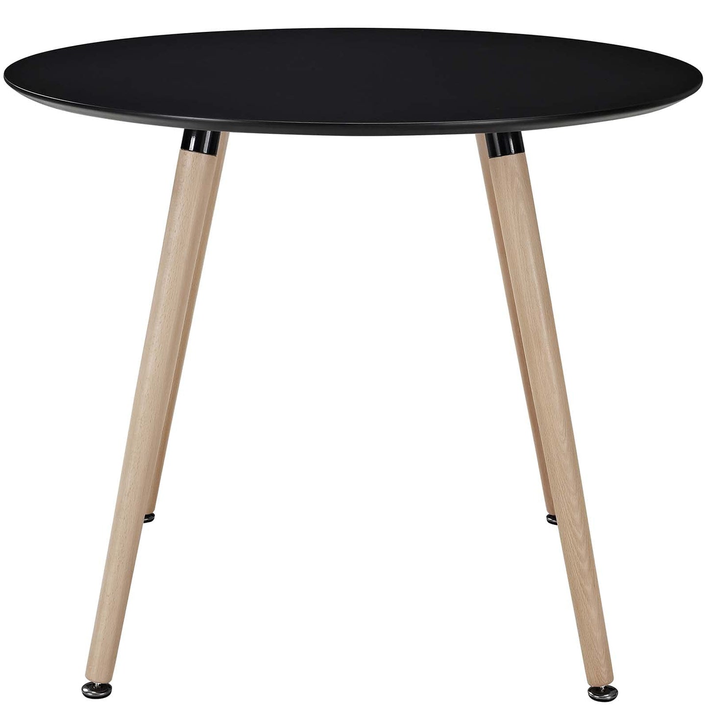 patio dining tables | CasaFoyer Track Circular Dining Table | Minimalist Modern Design | Sturdy Beechwood Legs | Sleek Veneer Top | Versatile & Stylish | Dynamic Atmosphere | casafoyer.myshopify.com