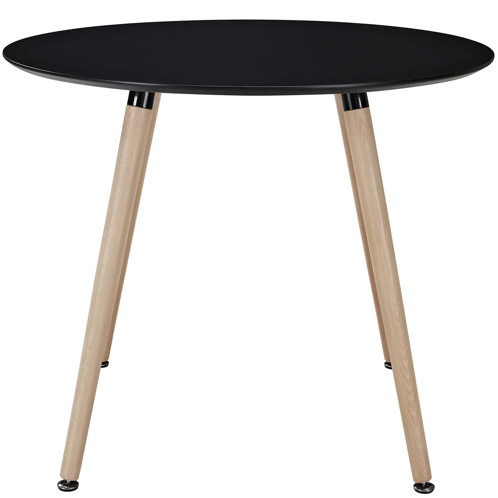 patio dining tables | CasaFoyer Track Circular Dining Table | Minimalist Modern Design | Sturdy Beechwood Legs | Sleek Veneer Top | Versatile & Stylish | Dynamic Atmosphere | casafoyer.myshopify.com