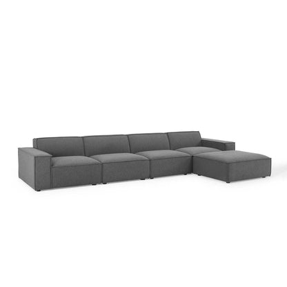 kitchen and dining room sets | CasaFoyer Restore Upholstered Fabric 5-Piece Sectional Sofa | Luxurious | Comfortable | Durable | Charcoal | casafoyer.myshopify.com
