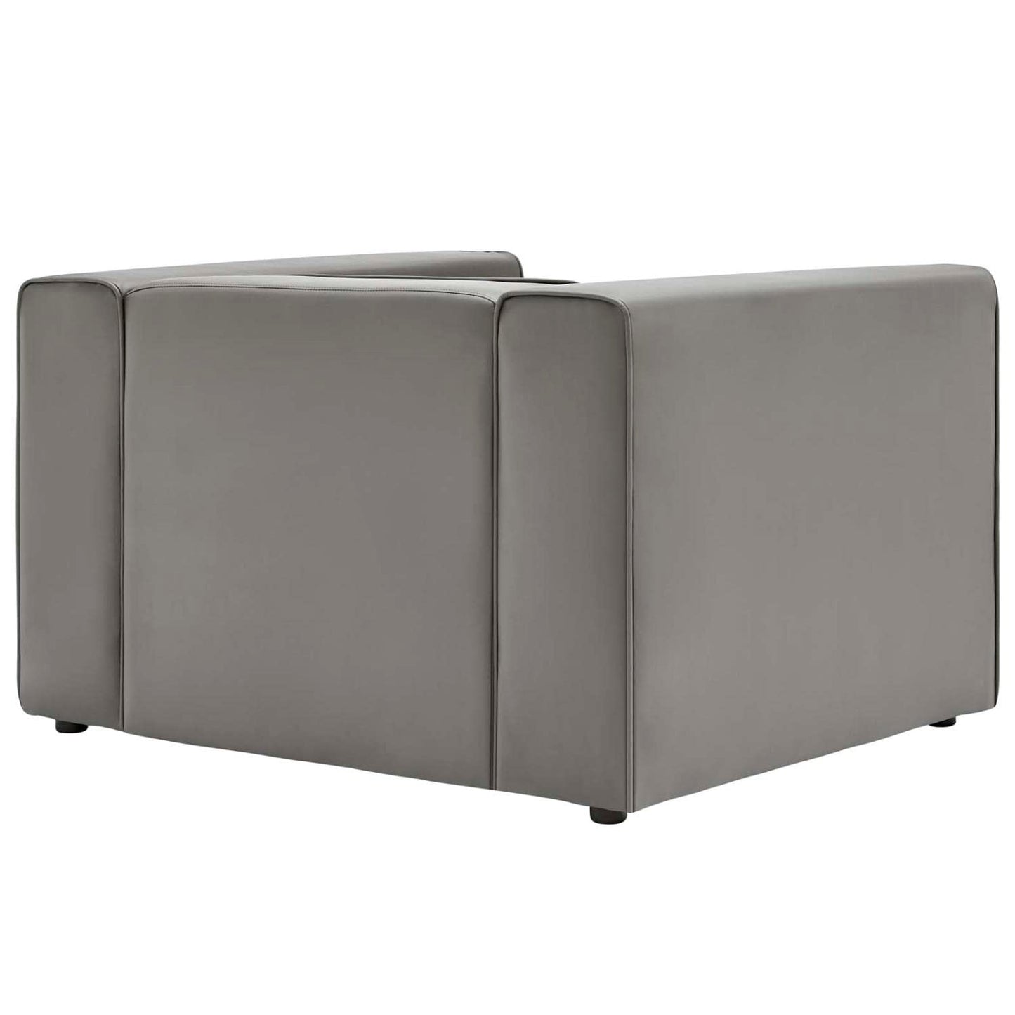 home office desk chairs | CasaFoyer Mingle Vegan Leather Armchair | Pure Relaxation | Stylish & Comfortable | Adjustable | Vegan Leather Upholstery | Contemporary Design | Gray | casafoyer.myshopify.com
