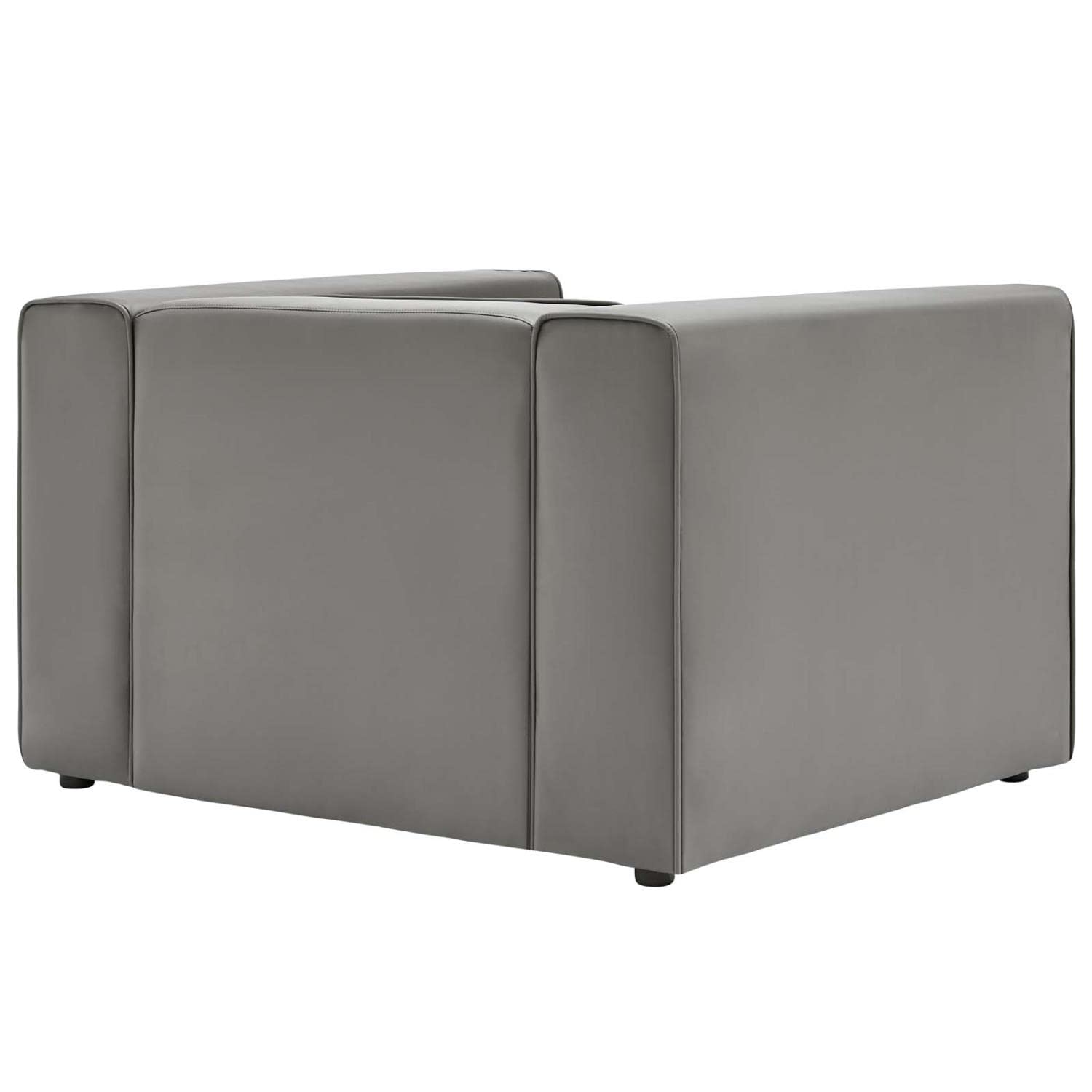 home office desk chairs | CasaFoyer Mingle Vegan Leather Armchair | Pure Relaxation | Stylish & Comfortable | Adjustable | Vegan Leather Upholstery | Contemporary Design | Gray | casafoyer.myshopify.com