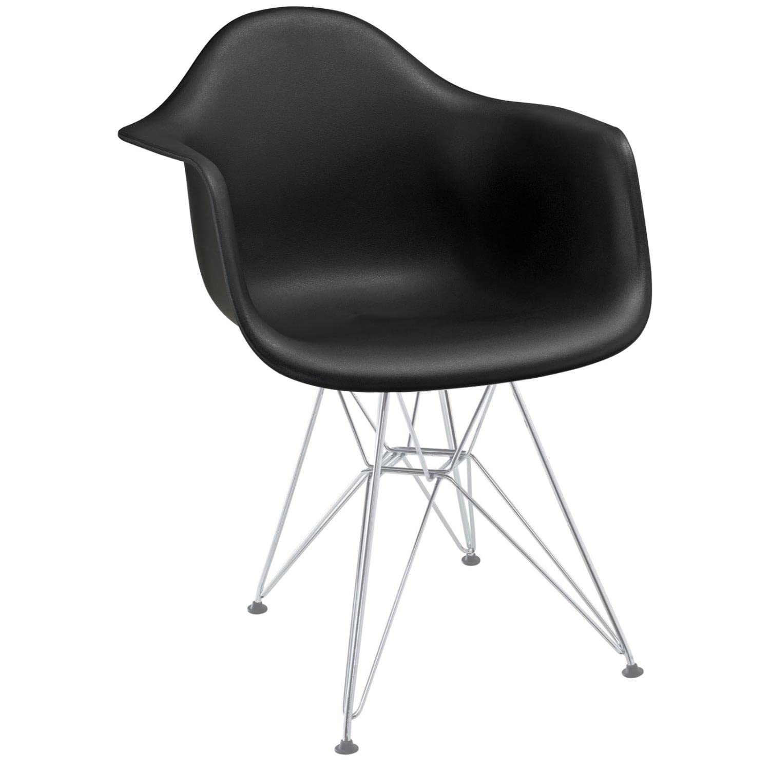 Sofa & chair Sets | Paris Wire Armchair | Molded Plastic Seat | Chromed Steel Wire Base | Versatile & Comfortable | Enhance Any Room Aesthetic | casafoyer.myshopify.com