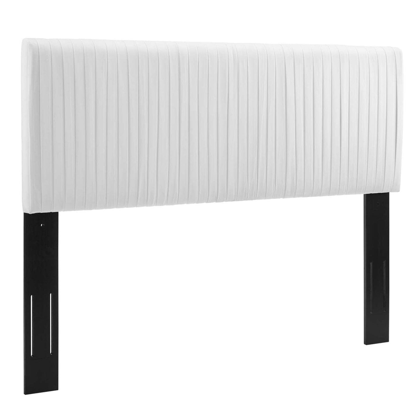 headboards | CasaFoyer Eloise Channel Tufted Performance Velvet Full/Queen Headboard | Vintage Modern Elegance | Art Deco Style | Adjustable Height | Stain-Resistant Velvet Upholstery | casafoyer.myshopify.com