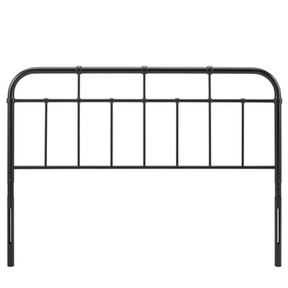 Bed | CasaFoyer Alessia Full Metal Headboard | Contemporary Farmhouse Design | Durable Iron Construction | Height-Adjustable | Compatible with Full Bed Frames | casafoyer.myshopify.com