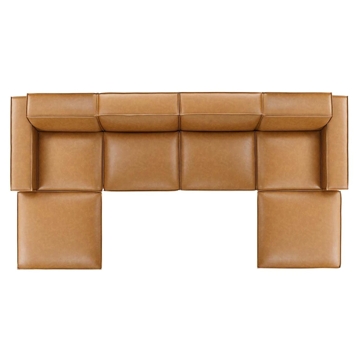 kitchen and dining room sets | CasaFoyer Restore Vegan Leather 6-Piece Sectional Sofa | Minimalist Elegance | French Piping | Vegan Leather Upholstery | Comfortable Seating | Sturdy Construction | Non-Marking Foot Caps | casafoyer.myshopify.com