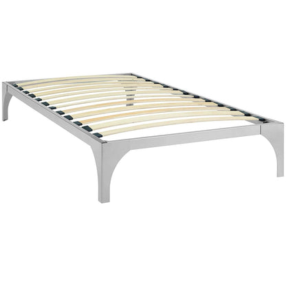 Bed | CasaFoyer Ollie Bed Frame | Slatted Wood Support | Steel Frame | No Boxspring Needed | 1300 lbs Weight Capacity | Modern Design | Twin Size | casafoyer.myshopify.com