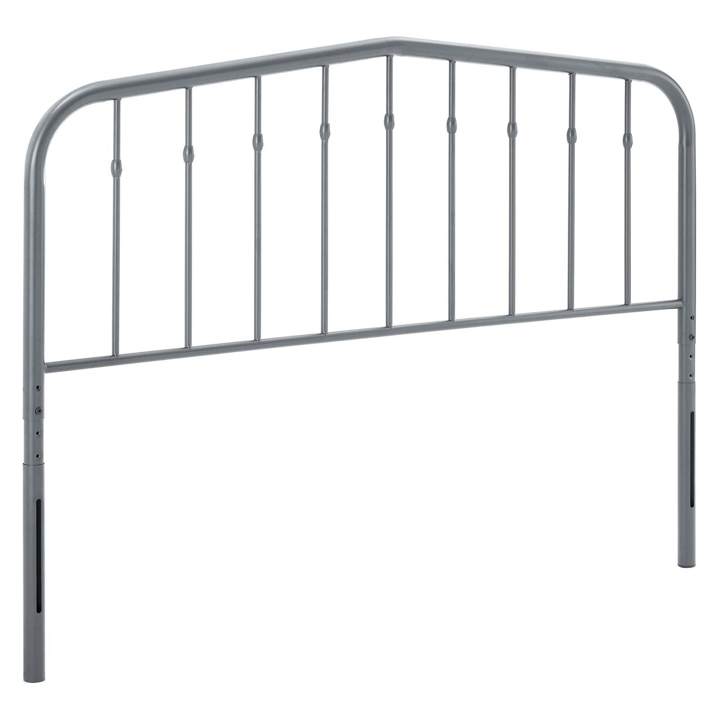 headboards | CasaFoyer Lennon Metal King Headboard | Modern Farmhouse Design | Durable Iron Construction | Height-Adjustable | Gray | casafoyer.myshopify.com