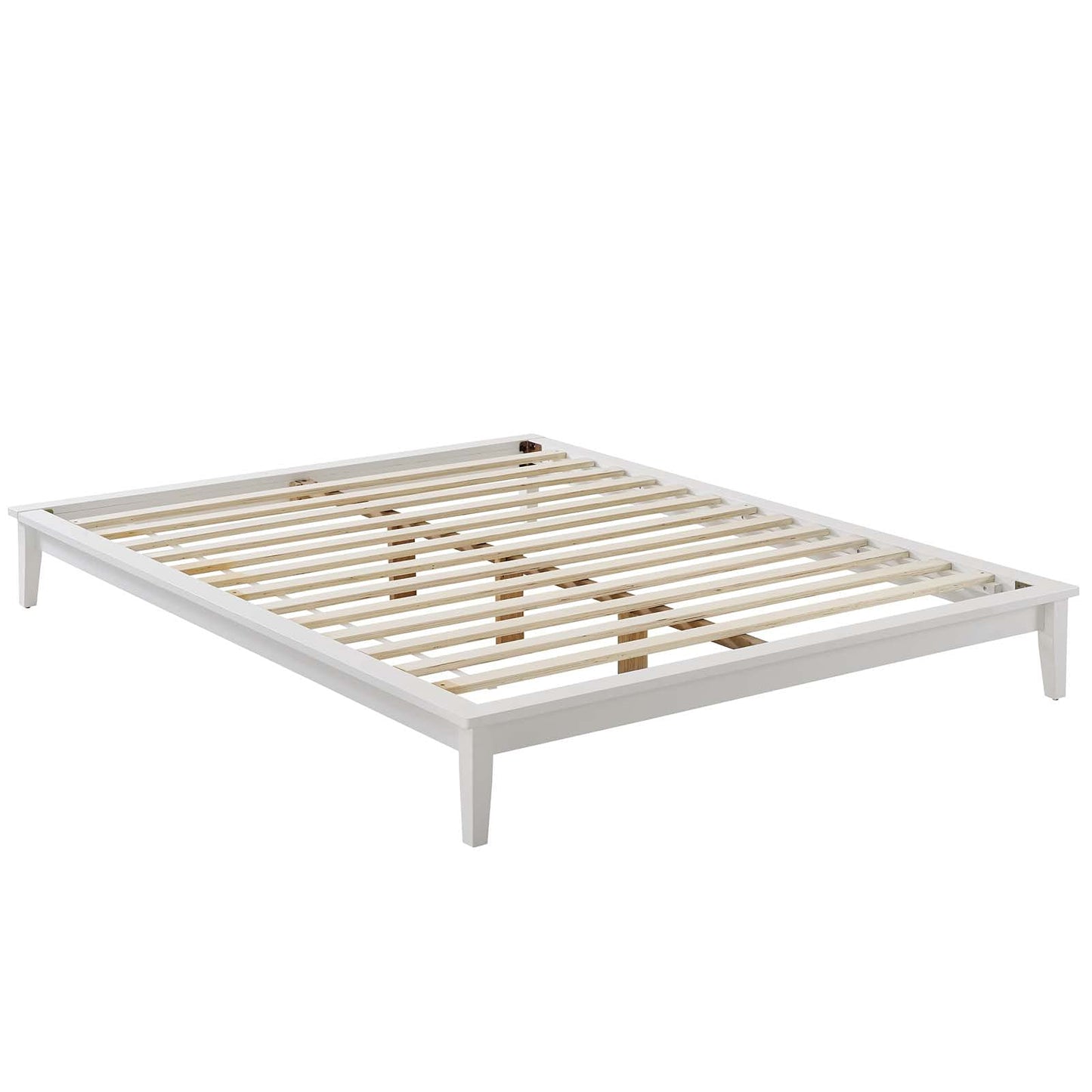 bed frames | CasaFoyer Lodge Queen Platform Bed Frame | Rustic Wood | Supports Memory Foam, Latex, Innerspring & Hybrid Mattresses | No Box Spring Needed | 800 lbs Weight Capacity | casafoyer.myshopify.com