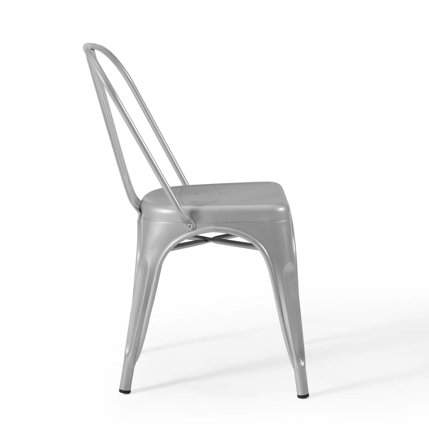 home office desk chairs | CasaFoyer Promenade Bistro Dining Side Chair Set of 2 | Steel Finish | Timeless Charm | Sleek Contemporary Design | Supports up to 331 lbs. | casafoyer.myshopify.com