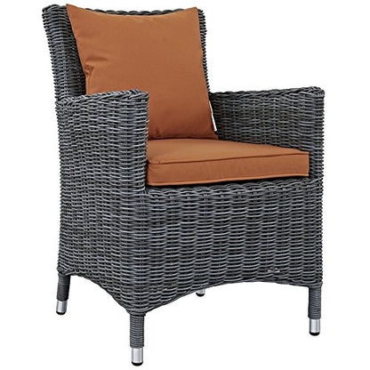 kitchen and dining room sets | CasaFoyer Summon Outdoor Patio Dining Table Set | 11-Piece Ultimate Outdoor Dining Set | Sunbrella Cushions | Two-Tone Rattan Weave | Powder-Coated Aluminum Frame | Modern Design | casafoyer.myshopify.com