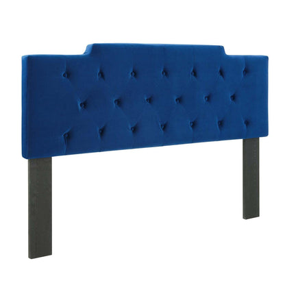 Bed | CasaFoyer Juliet Tufted Performance Velvet Full/Queen Headboard | Vintage Elegance | Diamond Button Tufting | Plush Padding | Glam Deco Style | Stain-Resistant Velvet | Height-Adjustable | Easy Assembly | casafoyer.myshopify.com