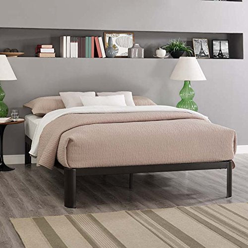 bed frames | CasaFoyer Corinne Bed Frame | Sleek Design | Slatted Wood Support | Durable Steel Frame | No Boxspring Needed | Ideal for Memory Foam, Spring, Latex, Hybrid Mattresses | 1300 lbs Weight Capacity | King Size | casafoyer.myshopify.com