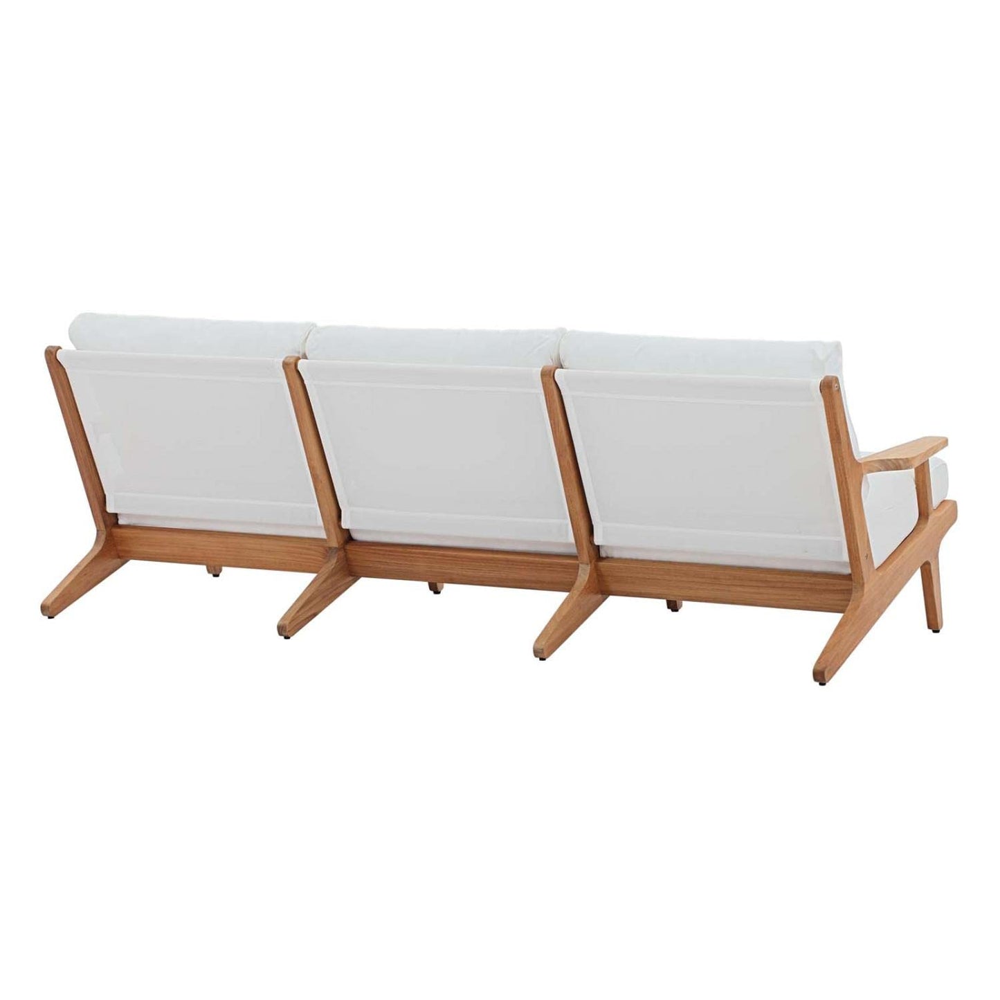 sofas | CasaFoyer Saratoga Outdoor Patio Sofa | Premium Teak Wood | Sunproof Fabric | Ergonomic Design | Robust Support | Versatile for Outdoor Spaces | casafoyer.myshopify.com