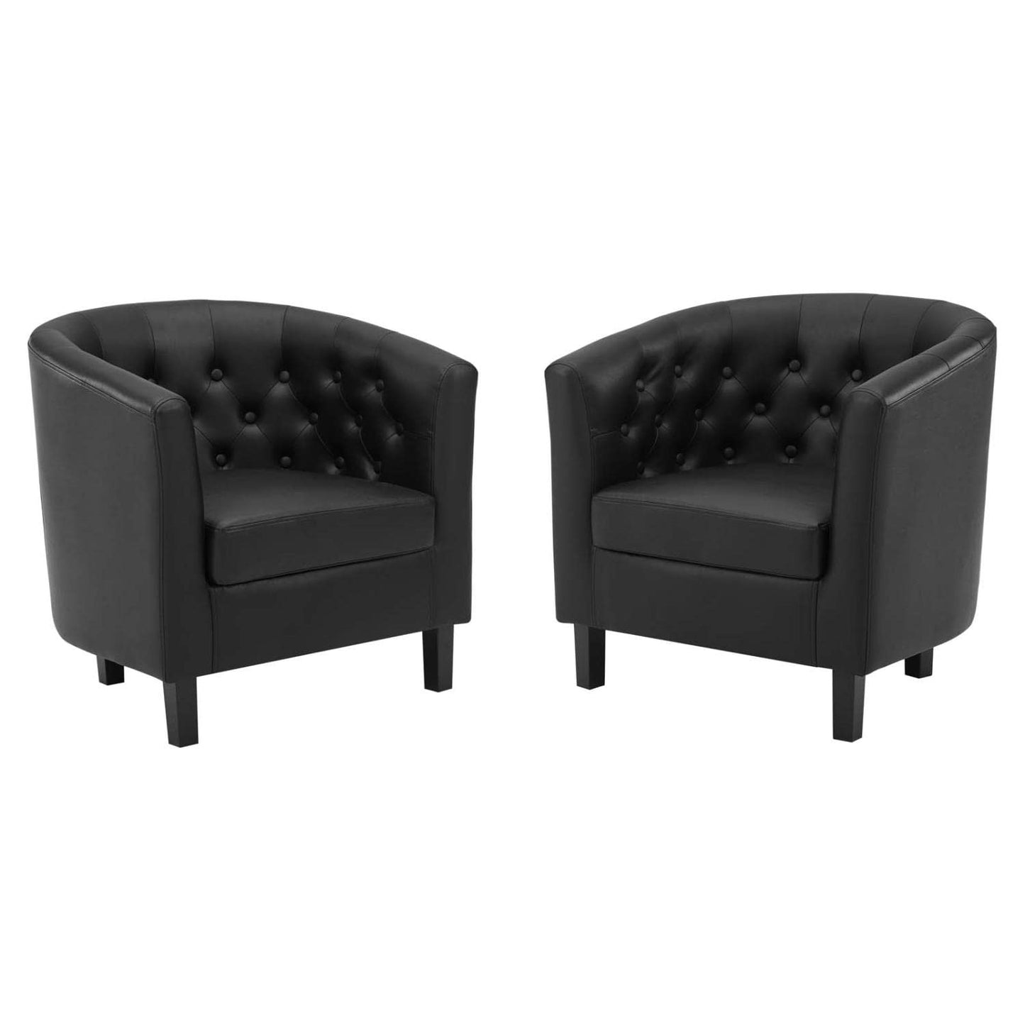 kitchen and dining room sets | CasaFoyer Prospect Armchair Set of 2 | Timeless Elegance & Modern Sophistication | Chesterfield Design | Plush Foam Padding | High-Quality Faux Leather | Ideal for Stylish Living Spaces | casafoyer.myshopify.com