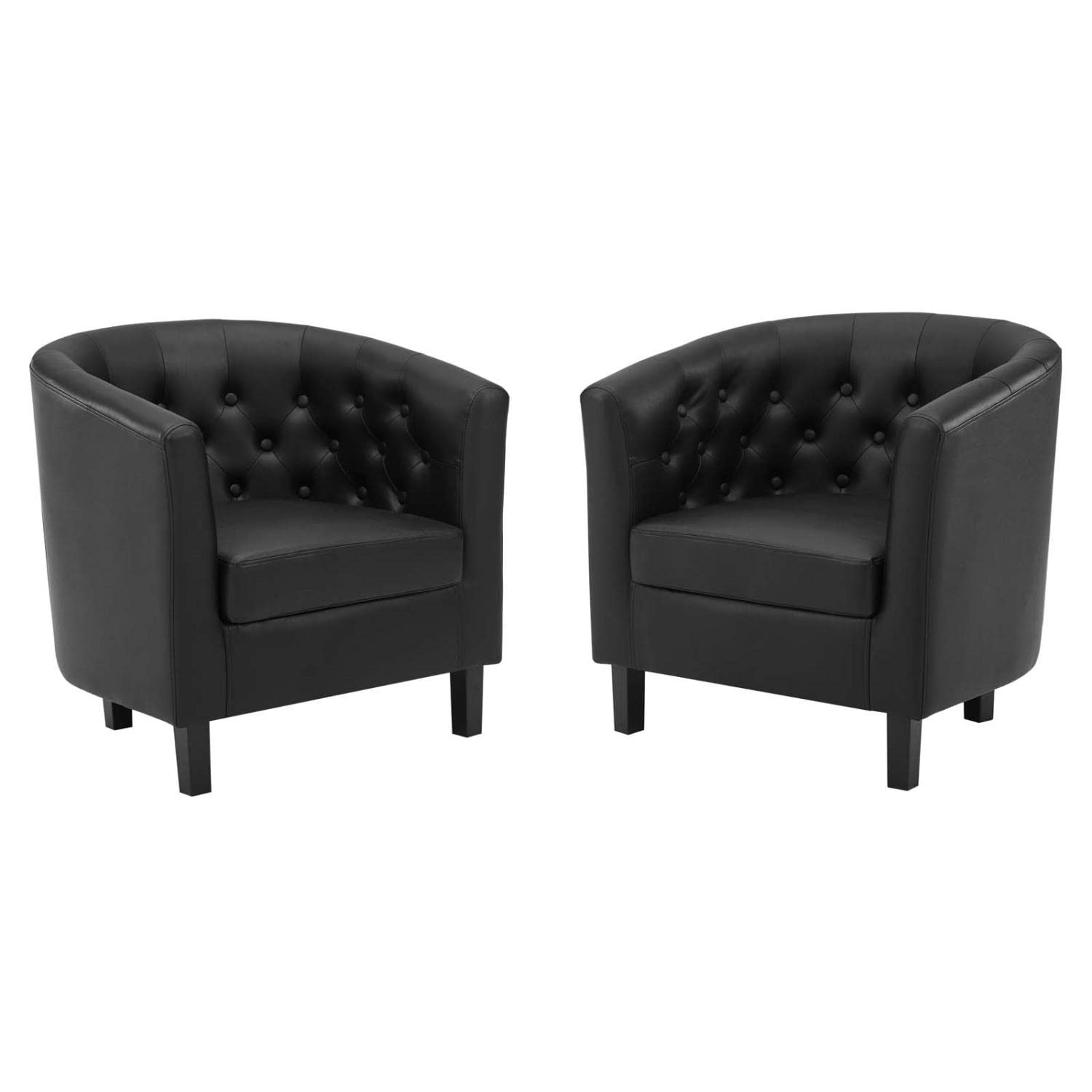 kitchen and dining room sets | CasaFoyer Prospect Armchair Set of 2 | Timeless Elegance & Modern Sophistication | Chesterfield Design | Plush Foam Padding | High-Quality Faux Leather | Ideal for Stylish Living Spaces | casafoyer.myshopify.com