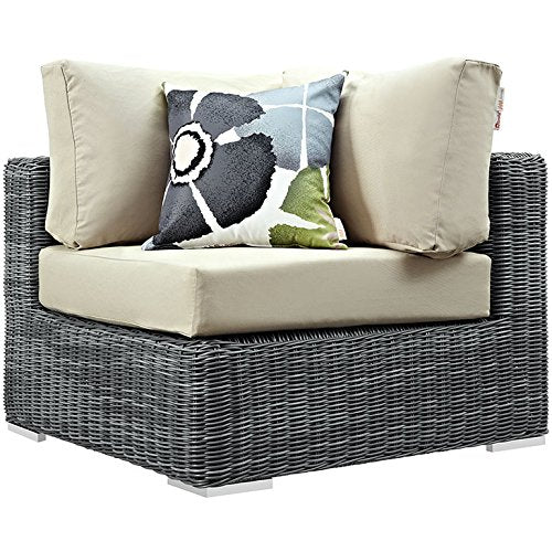 kitchen and dining room sets | CasaFoyer Summon Outdoor Patio Sectional Sofa Set | Ultimate Comfort & Quality | Two-Tone Rattan | Sunbrella Cushions | Aluminum Frame | Modern Design | casafoyer.myshopify.com